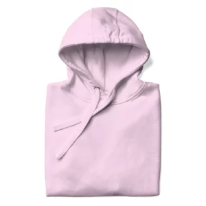 Sweat à capuche Lac Gelé Lavender de NOWFIELD présenté plié.