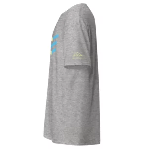 T-shirt Afterglow Grey de NOWFIELD vu de profil gauche.