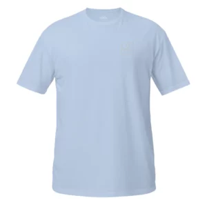 T-shirt Lifestyle Outdoor Blue de NOWFIELD, vue de face.
