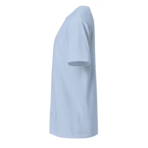 T-shirt Lifestyle Outdoor Blue de NOWFIELD, vue de profil gauche.