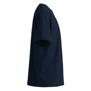T-shirt Mer du Nord Navy Blue de NOWFIELD, vu de profil droit.